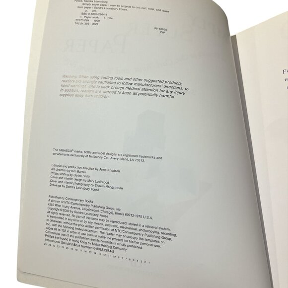 BOOK Simply Super Paper 50 Projects Christmas Crafts DIY Gifts Invitations - Picture 6 of 10